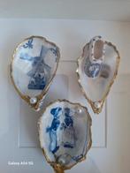 Handgemaakte Oesterschelpen met Delfts Blauw, Ophalen of Verzenden, Nieuw
