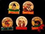 Disney Club- serie pins 5 stuks, Verzenden, Figuurtje, Speldje of Pin
