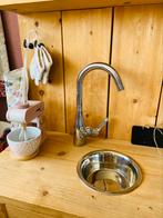 Speelkeuken hout incl. veel accessoires!, Kinderen en Baby's, Ophalen, Zo goed als nieuw, Hout, Speelkeuken