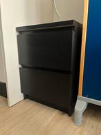 IKEA Nachtkastje Zwart, Ophalen, Overige materialen, Minder dan 50 cm, Gebruikt