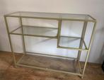 Bijzettafel, Huis en Inrichting, Ophalen, 50 tot 100 cm, Zo goed als nieuw, Glas
