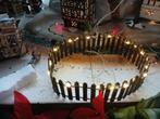 2 Kerstdorp hekjes 28x5, Diversen, Kerst, Ophalen, Gebruikt