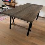 Eettafel Charnier, Huis en Inrichting, Tafels | Eettafels, 200 cm of meer, 50 tot 100 cm, Industrieel, Gebruikt