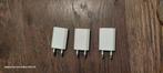 3 x Apple usb adapter / oplader, Nieuw, Snoer of kabel, Apple iPhone, Ophalen of Verzenden