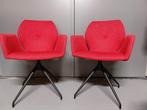 2 Mobitec eettafel/bureaustoelen, Huis en Inrichting, Stoelen, Ophalen, Gebruikt, Twee, Metaal