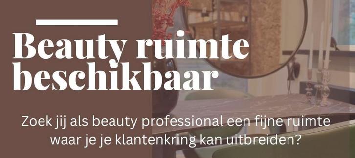 Salon ruimte te huur Den Haag, Vacatures, Vacatures | Uiterlijke verzorging, Overige niveaus, Vanaf 10 jaar, Overige vormen, 33 - 40 uur