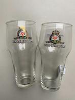 Oranjeboom bierglazen uit 1989, Ophalen of Verzenden, Zo goed als nieuw, Bierglas