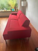 Harvink 3-zitsbank (of vier) rood, Huis en Inrichting, Banken | Sofa's en Chaises Longues, Ophalen, Modern design, Gebruikt, Driepersoons