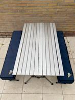 Defa campingtafel met bankjes inklapbaar, Caravans en Kamperen, Ophalen, Gebruikt, Campingtafel