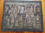 Antiek Indiaas wandkleed, handbeschilderd, Antiek en Kunst, Ophalen of Verzenden