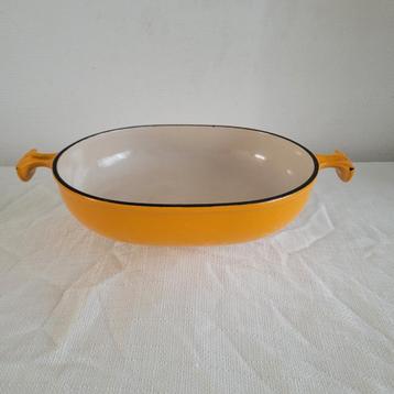 Le creuset enzo mari gietijzer emaille braadpan ovenschaal   beschikbaar voor biedingen