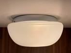 Plafondlamp opaalglas Massive afmetingen 20x20 cm, Huis en Inrichting, Lampen | Plafondlampen, Ophalen of Verzenden, Gebruikt