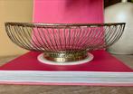 Draadmand ovaal chroom Mid Century mand fruit schaal brood, Ophalen of Verzenden