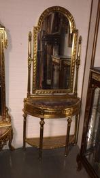 Barok spiegel klaptafel console en nog veel meer, Minder dan 50 cm, Ophalen of Verzenden, Zo goed als nieuw, Minder dan 100 cm