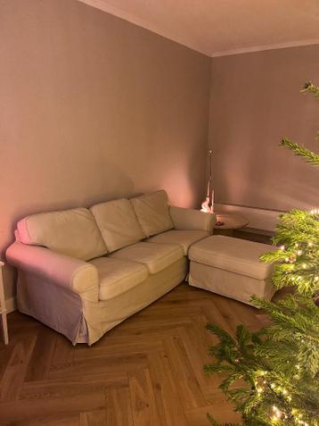 EKTORP 3-zitsbank met voetenbank met bergruimte - afbeelding 3