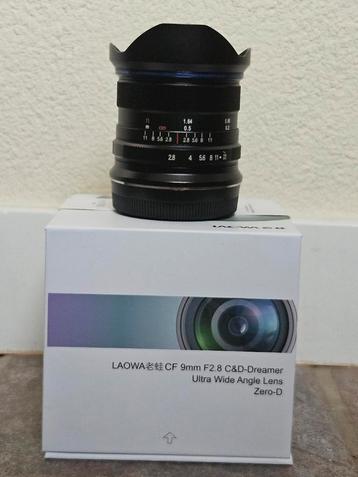 Laowa 9mm f/2.8 Zero-D voor Fujifilm x-mount  beschikbaar voor biedingen