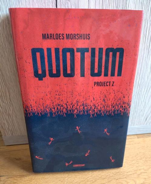 Marloes Morshuis - Quotum, Boeken, Kinderboeken | Jeugd | 13 jaar en ouder, Zo goed als nieuw, Fictie, Ophalen of Verzenden