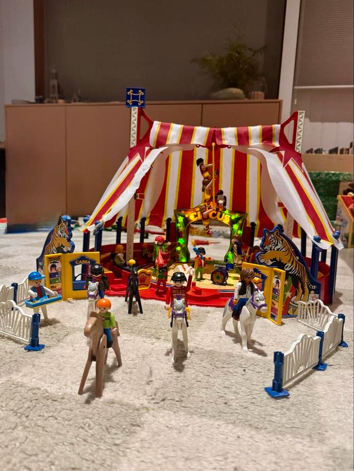 Leuke en uitgebreide set Playmobil Circus! Circustent, Kinderen en Baby's, Speelgoed | Playmobil, Gebruikt, Ophalen of Verzenden