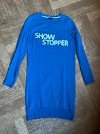 Nikkie blauwe trui-jurk mt 32 showstopper, Blauw, Ophalen of Verzenden, Zo goed als nieuw, Nikkie