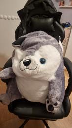 Zachte Knuffel Husky - Zo Goed Als Nieuw!, Ophalen of Verzenden, Zo goed als nieuw, Hond