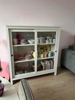 IKEA Hemnes Vitrinekast Wit met Schuifdeuren, Ophalen, Gebruikt, 100 tot 150 cm, 25 tot 50 cm