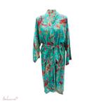 azuur blauwe kimono paradise azure 113 cm lang div. kleuren, Kleding | Dames, Maat 38/40 (M), -, Nieuw, Ophalen of Verzenden