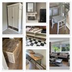 Kast,kist Riviera Maison,stoel,spiegel,tv meubel,bank,bureau, Ophalen