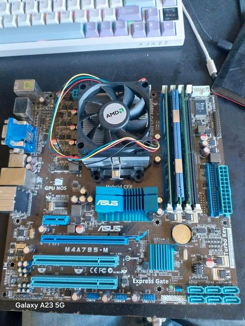 ASUS M4A785-M MOEDERBORD | AMD ATHLON II (2) & 6GB DDR2, Computers en Software, Moederborden, Zo goed als nieuw, AMD, DDR2, Ophalen of Verzenden