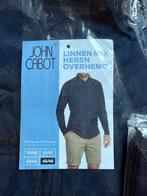 John Cabot Linnen Overhemd 45/46 Nieuw, Kleding | Heren, Overhemden, Ophalen, Nieuw, Blauw