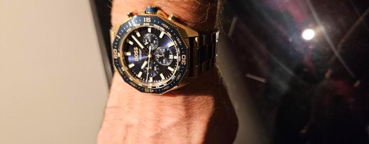 HUGO BOSS HERENHORLOGE HB1513973, Sieraden, Tassen en Uiterlijk, Horloges | Heren, Gebruikt, Overige merken, Staal, Ophalen of Verzenden