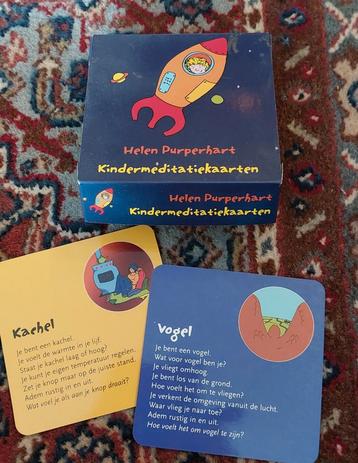 Helen Purperhart Kindermeditatiekaarten beschikbaar voor biedingen