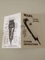 Wahl Clipper instruction manual. Alleen gebruiksaanwijzing., Tondeuse, Nieuw, Ophalen of Verzenden