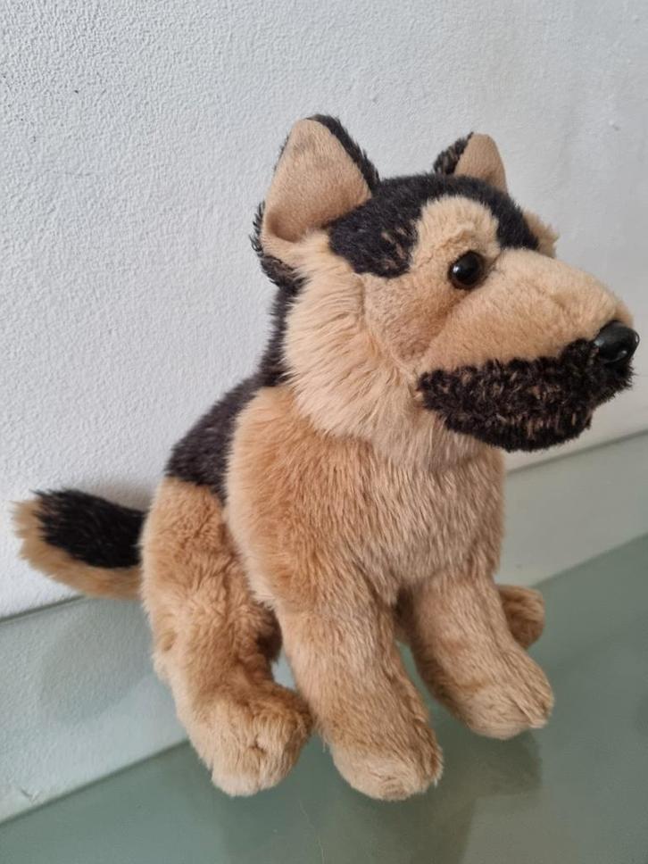 Simba/Nicotoy, DUITSE HERDERSHOND/PUP, 45 cm, Label, Inwst!, Kinderen en Baby's, Speelgoed | Knuffels en Pluche, Zo goed als nieuw