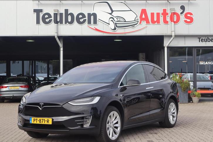 Tesla Model X 100D 86% SOH, BTW Auto, Camera, Trekhaak, Cold, Auto's, Tesla, Bedrijf, Te koop, Model X, 4x4, ABS, Achteruitrijcamera