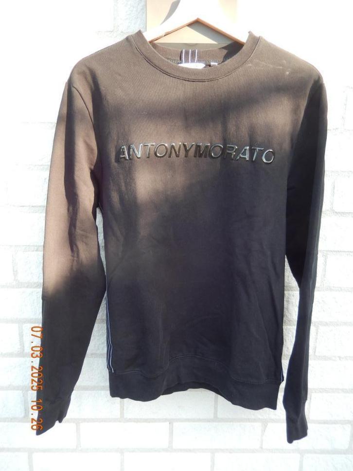 Antony Morato stretch trui Black M, Kleding | Heren, Truien en Vesten, Zo goed als nieuw, Maat 52/54 (L), Zwart, Ophalen of Verzenden