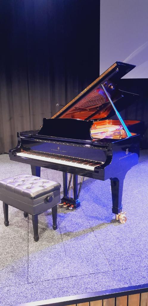 Te koop: Steinway & Sons Model D 274 Concertvleugel – 1987, Muziek en Instrumenten, Piano's, Zo goed als nieuw, Vleugel, Zwart