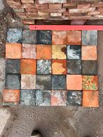 Antieke mooie plavuizen mix 8m2 ca 16x16 restpartij prijs!, Steen of Klei, Verzenden, Minder dan 50 cm, Zo goed als nieuw