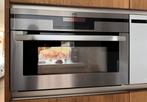 AEG KM9800e Combi magnetron inbouw oven grill 38 cm, Ophalen, Minder dan 45 cm, Gebruikt, Oven met grill