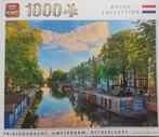 King puzzel Prinsegracht Amsterdam 1000 pc. zgan, Ophalen of Verzenden, 500 t/m 1500 stukjes, Zo goed als nieuw, Legpuzzel
