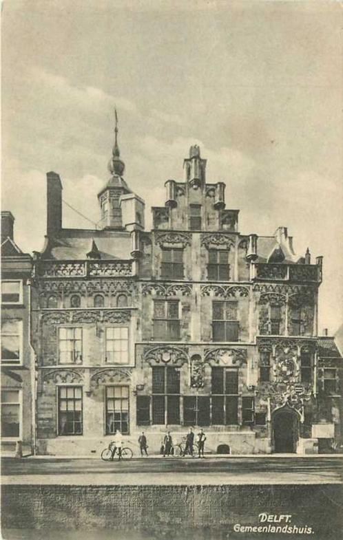 (380-188-035) Delft Gemeenlandshuis, Verzamelen, Ansichtkaarten | Nederland, Zuid-Holland, Verzenden