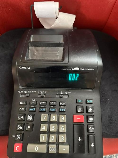Casio Rekenmachine met Printer (DR-320TEC), Verzamelen, Elektronische Apparatuur, Overige typen, Ophalen