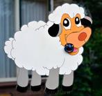 Geboortebord Lammetje met Blauwe speen (ook in roze.), Ophalen of Verzenden, Geboortebord