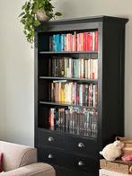 Boekenkast antiek vintage, Ophalen, Gebruikt, 50 tot 100 cm, Met lade(s)