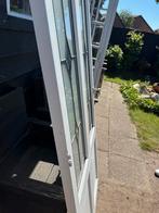 Binnendeur glas lood kleur 9010  hoog133.  Breed 88  4 cmdik, Ophalen of Verzenden, Zo goed als nieuw, Wasrek