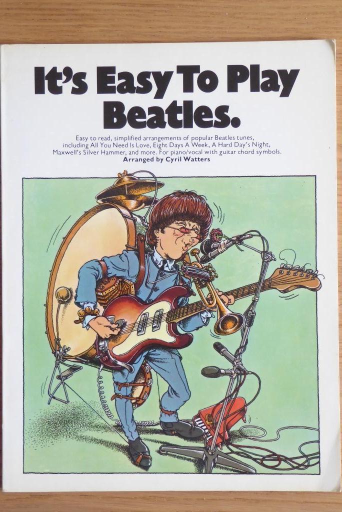 It's Easy to Play the Beatles, Muziek en Instrumenten, Bladmuziek, Zo goed als nieuw, Artiest of Componist, Populair, Piano, Keyboard