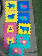 Foam puzzelmat speelkleed dieren, Ophalen of Verzenden, Gebruikt