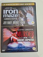 Iron Maze & Murder Orient Express DVD, Vanaf 16 jaar, Ophalen of Verzenden, Zo goed als nieuw