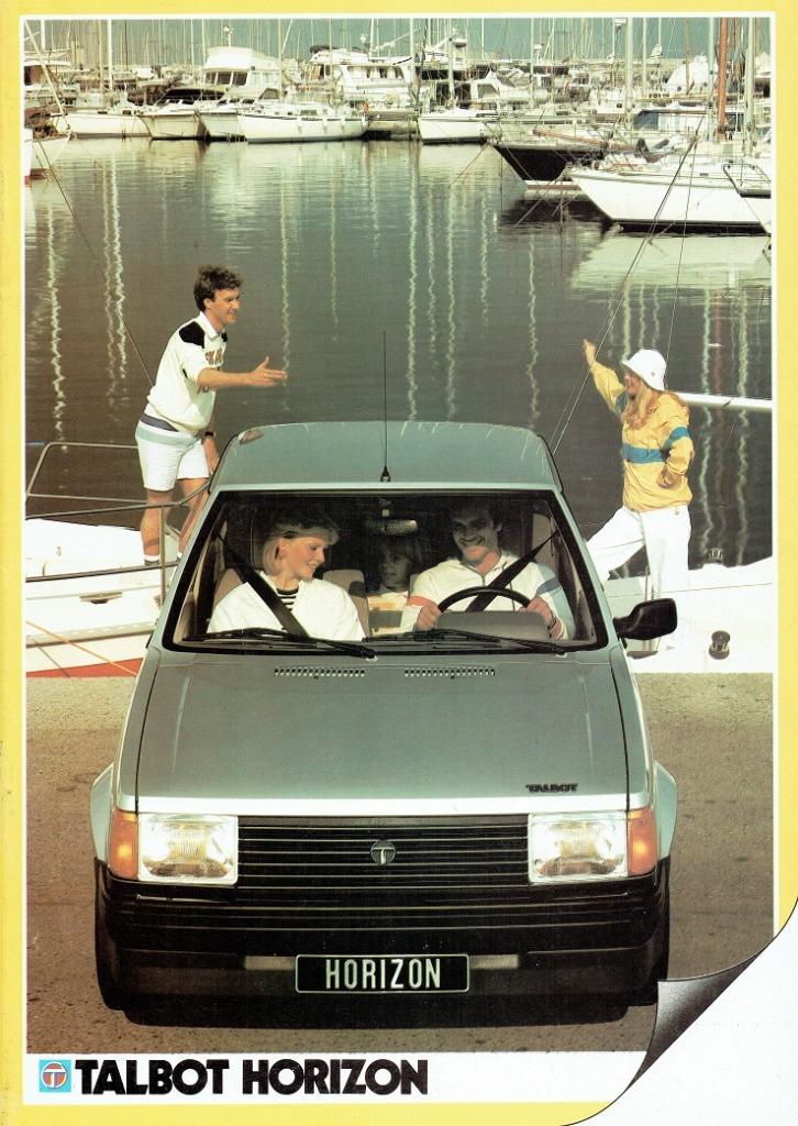 Folder Talbot Horizon (1983), Boeken, Auto's | Folders en Tijdschriften, Gelezen, Overige merken, Verzenden