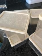 20 witte kruiden potjes met deksel, Doe-het-zelf en Verbouw, Kratten en Dozen, Doos, Minder dan 35 cm, Ophalen of Verzenden, Zo goed als nieuw