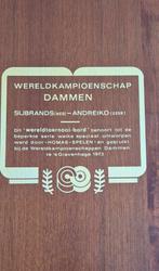 Homas Dambord speciale uitgave 1973, Hobby en Vrije tijd, Gezelschapsspellen | Bordspellen, Een of twee spelers, Ophalen of Verzenden
